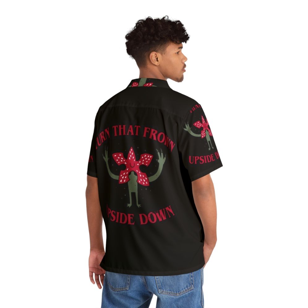 Stranger Things-inspired Hawaiian shirt with upside-down design - People Back