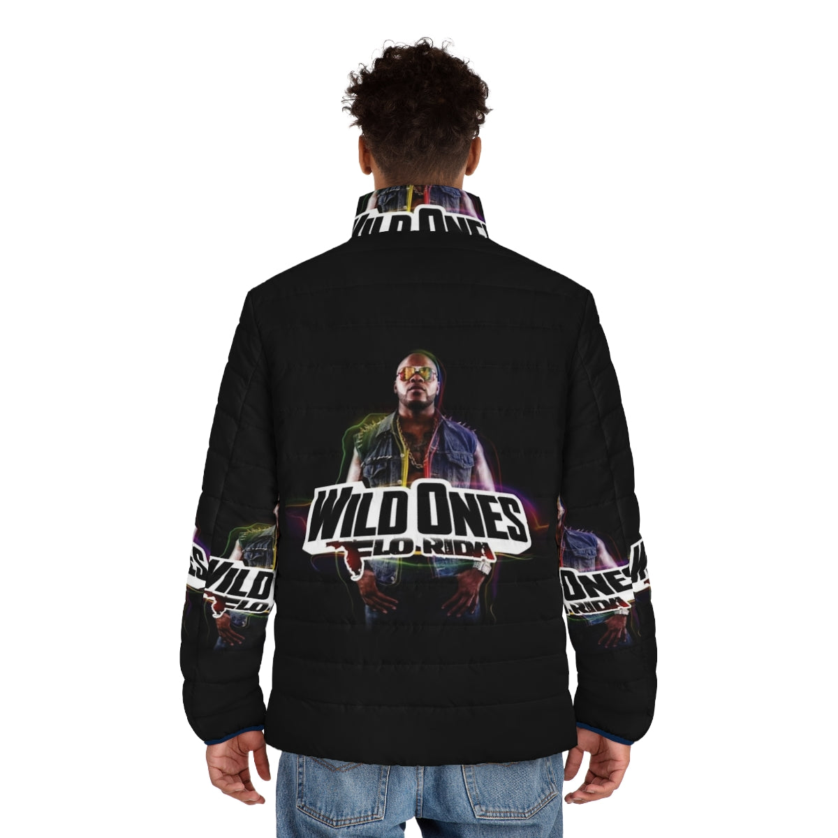 Flo Rida "Wild Ones" album puffer jacket - men back