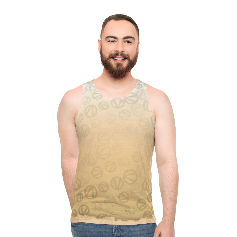 Borderlands Vault Symbol Pattern Unisex Tank Top - men