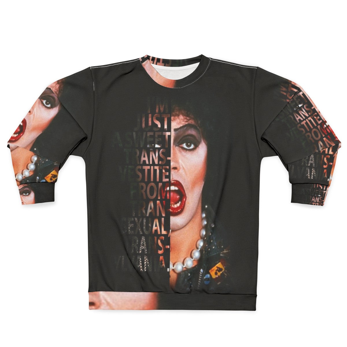 Frank N Furter Sweatshirt - Rocky Horror Picture Show Cult Classic Merchandise