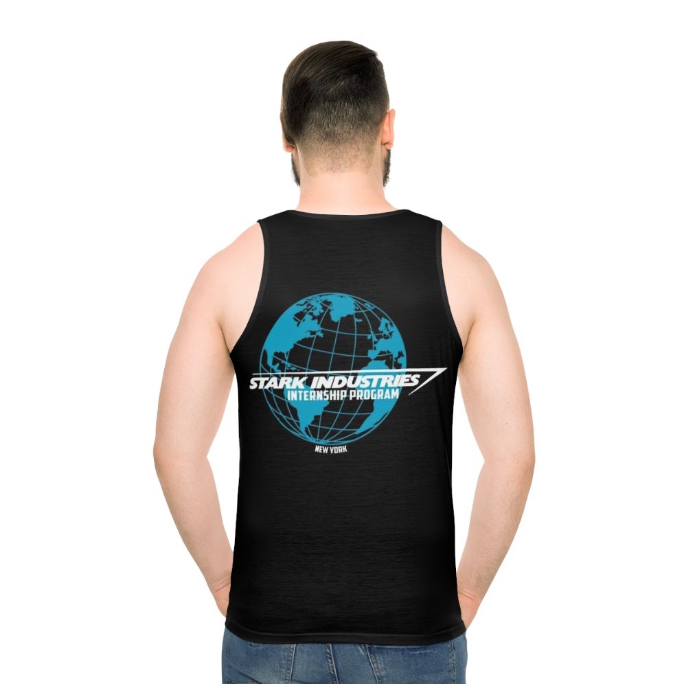 Stark Industries Unisex Internship Program Tank Top - men back