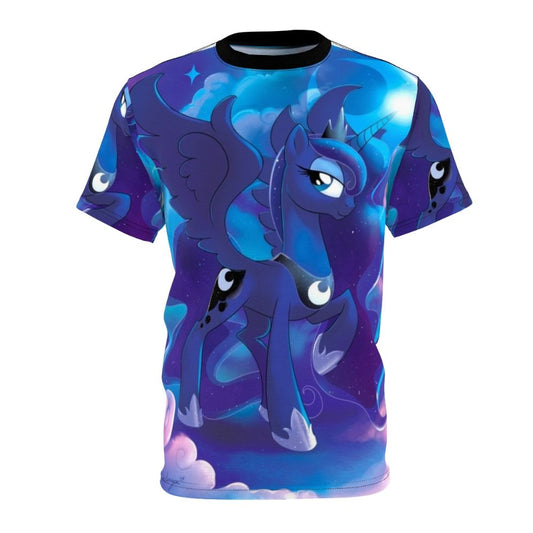 Alicorn Princess Luna inspired graphic print t-shirt