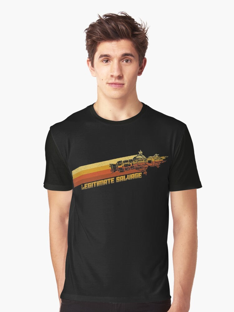 The Expanse Rocinante Sci-Fi Graphic T-Shirt - Men