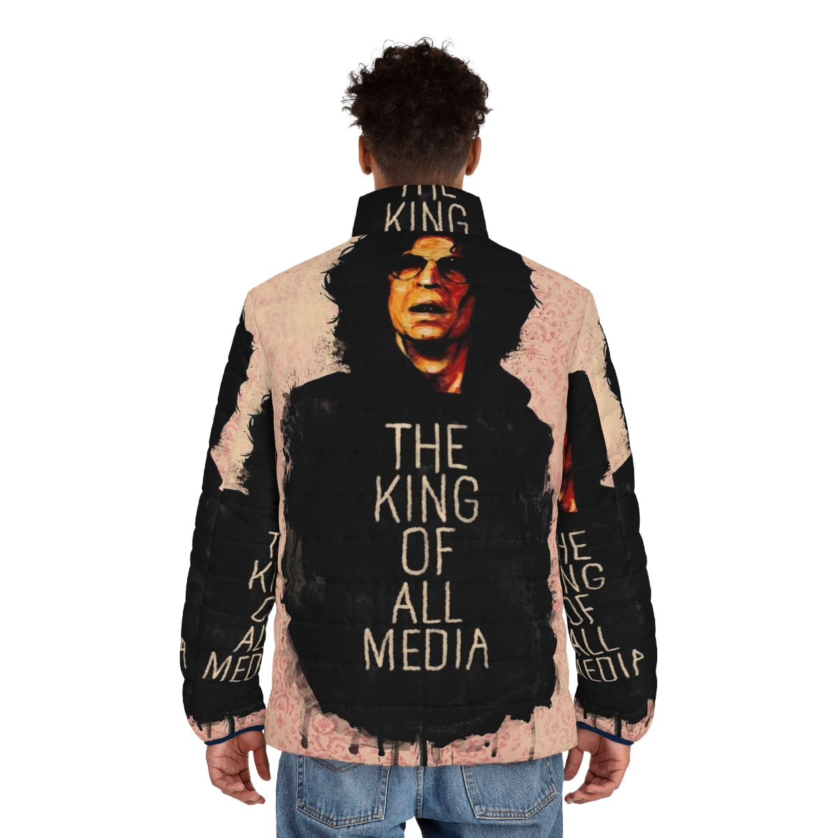 Howard Stern in his signature Howard Stern Puffer Jacket - men back