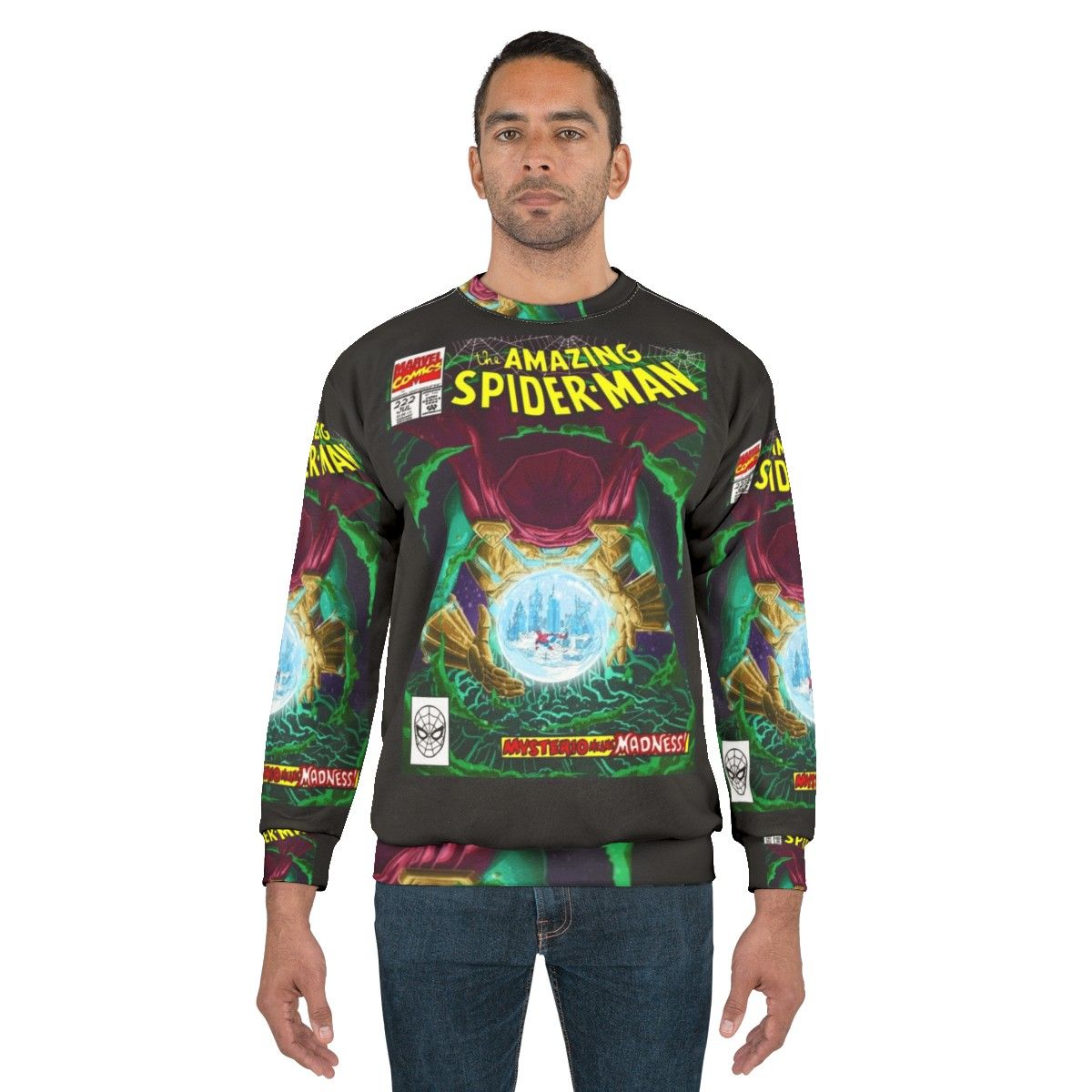 Marvel's Mysterio Means Madness Spiderman Sweatshirt - men