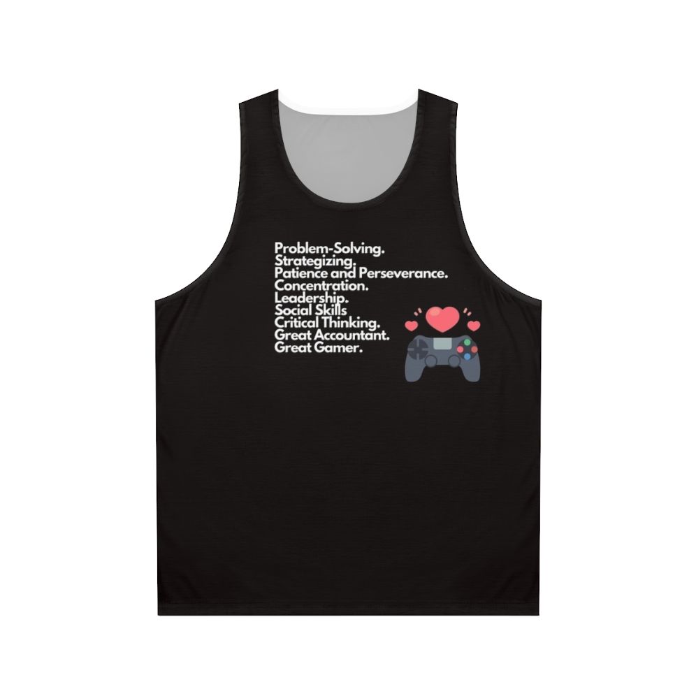 Unisex Accounting & Gaming Skills Tank Top