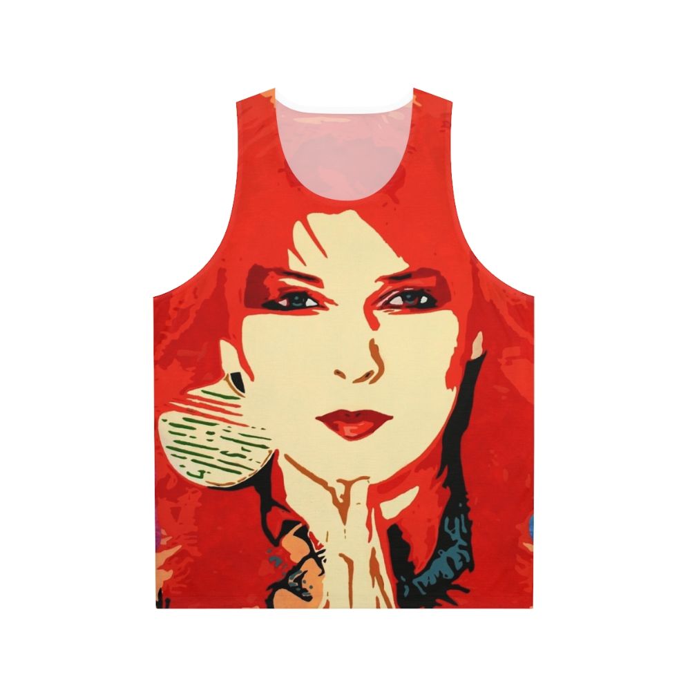 Toyah Unisex Tank Top with Vibrant Pop Art Design