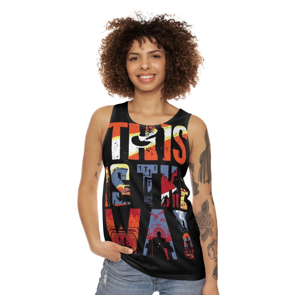 Mandalorian Star Wars Unisex Tank Top - women