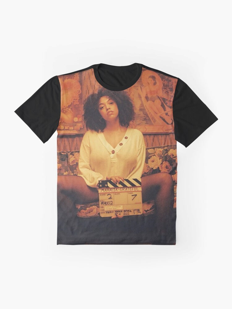 American World Tour 2020 Graphic T-Shirt featuring live, mahalia, concert, cover, debut, america - Flat lay