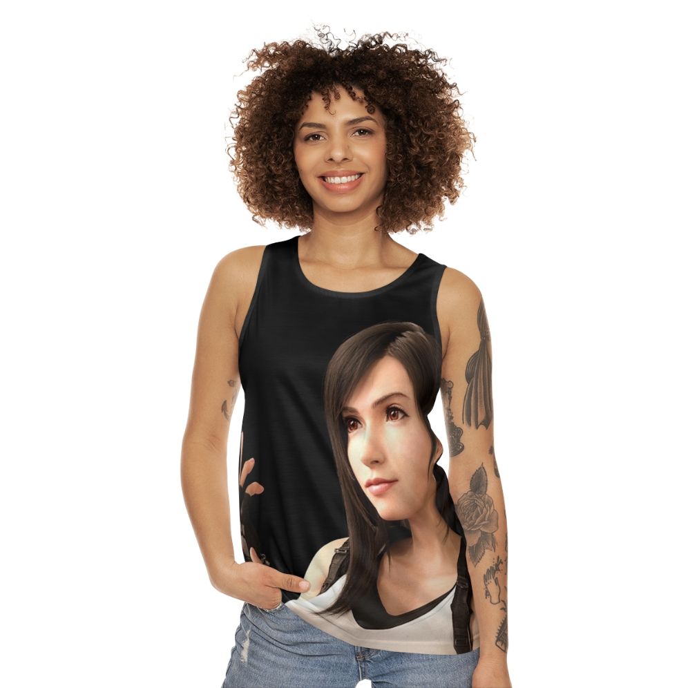 Tifa Lockhart Unisex Gaming Tank Top - women