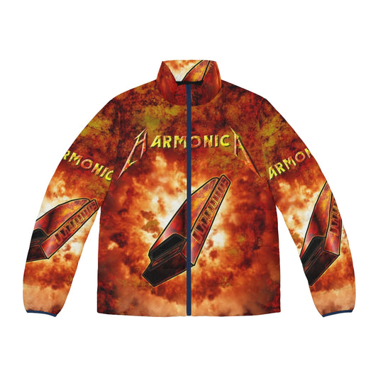 Hard Rock Harmonica Puffer Jacket