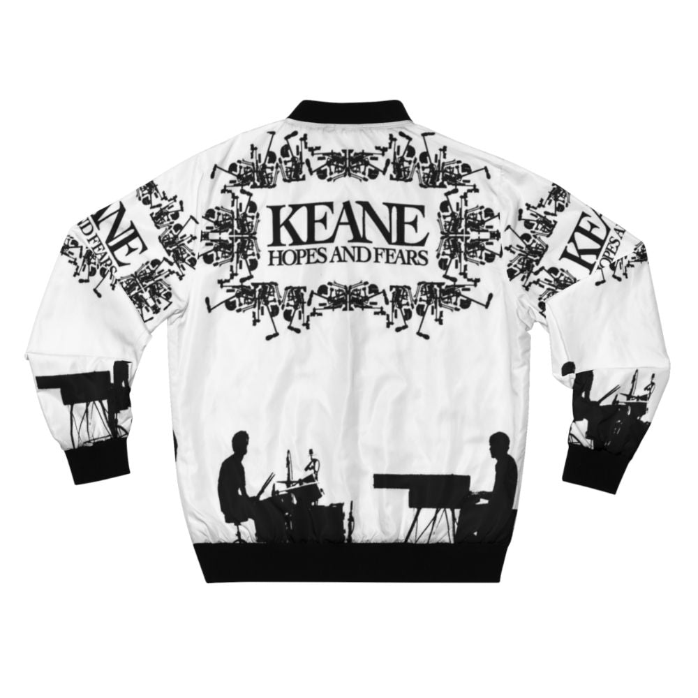 Keane "Hopes and Fears" bomber jacket with band logo - Back