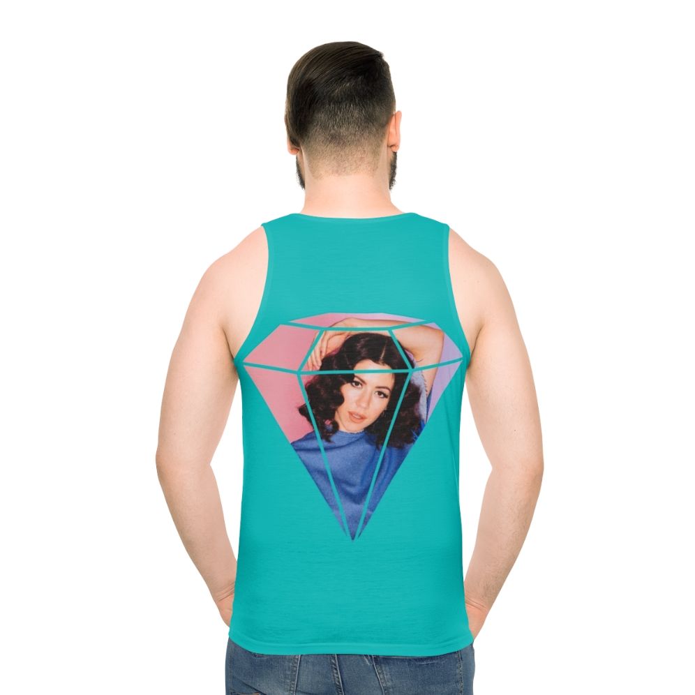 Marina and the Diamonds Unisex Tank Top - men back