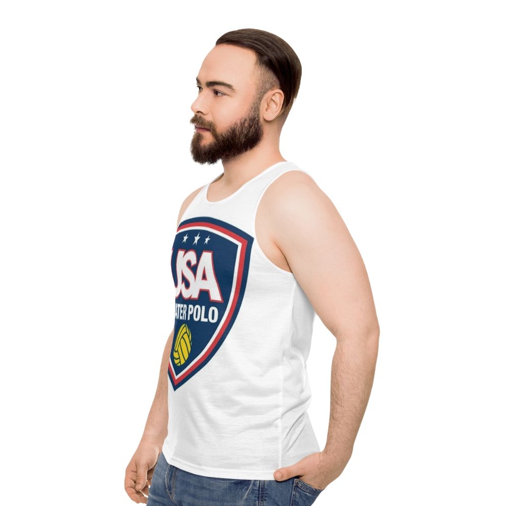 USA Water Polo Unisex Tank Top - men side