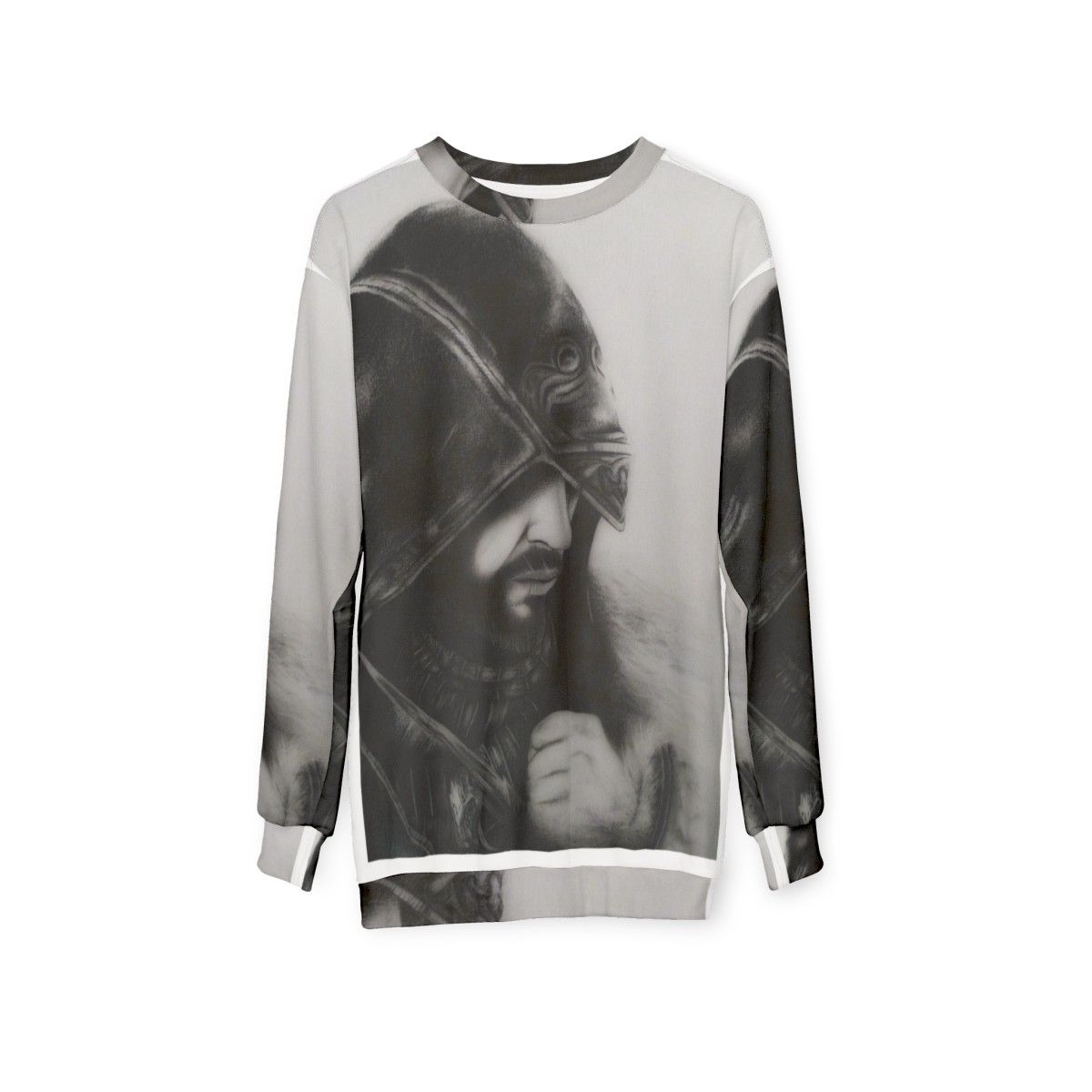 Assassins Creed Pencil Art Design Sweatshirt - hanging