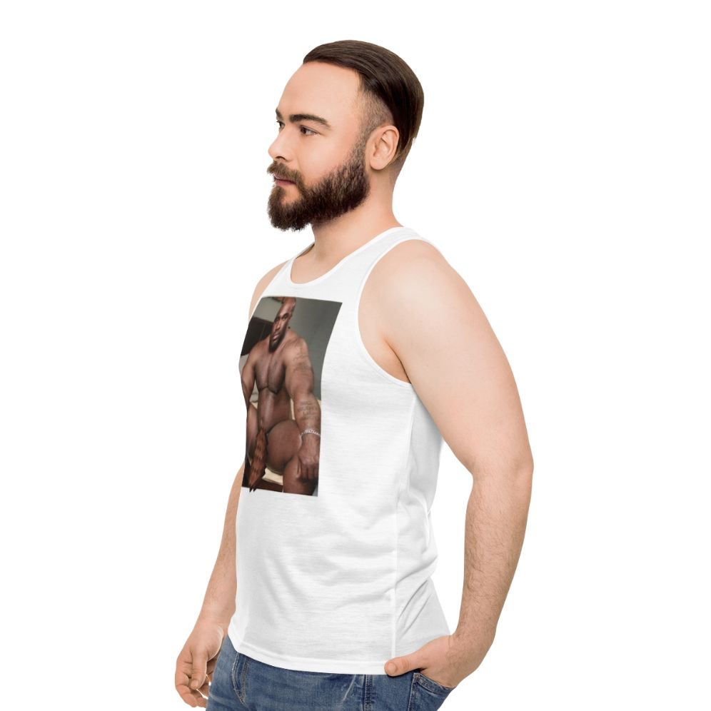 Unisex funny black guy meme tank top - men side