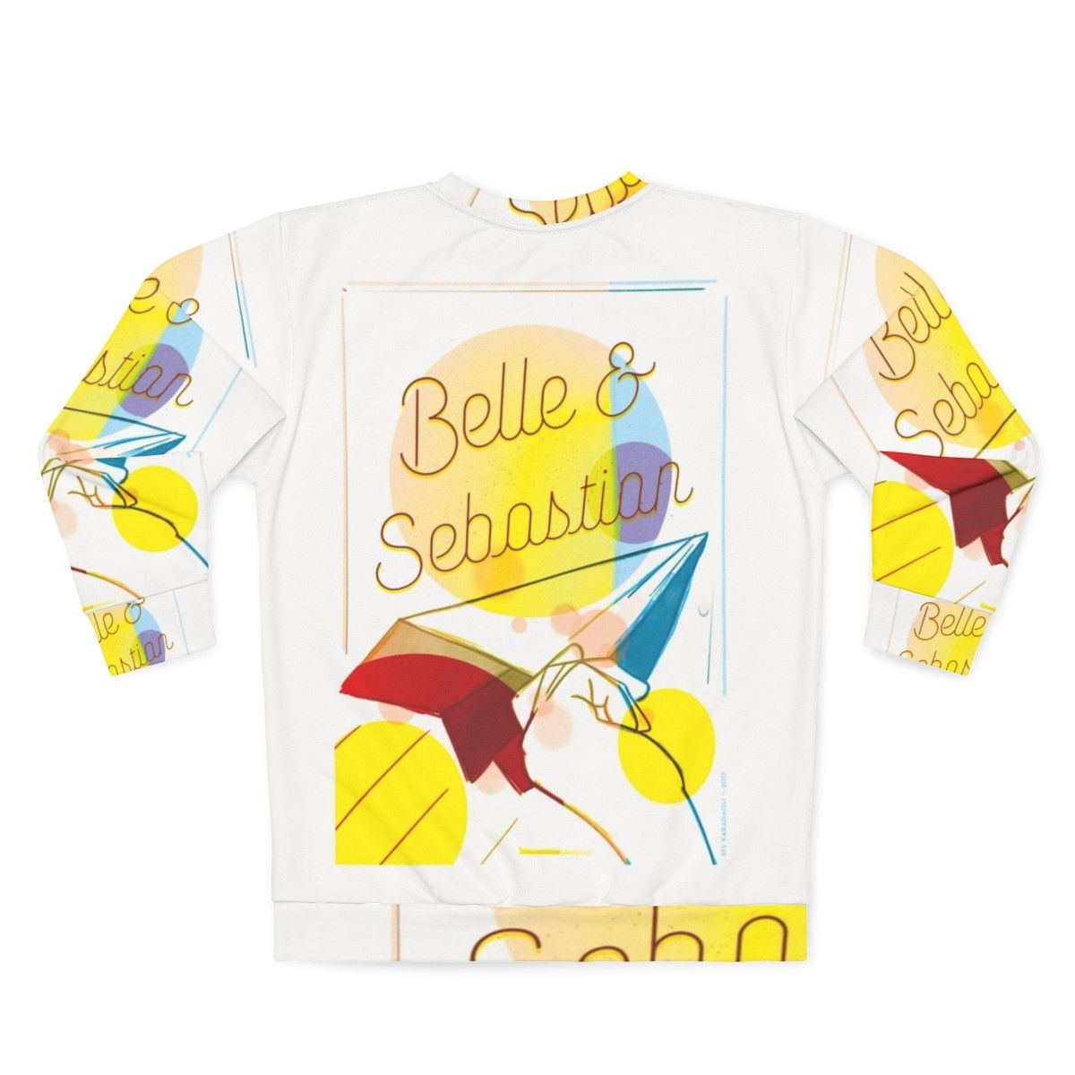 Belle and Sebastian indie pop band sweatshirt - Back