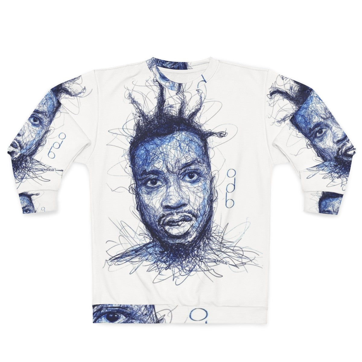 Odb By Nikkolas Wu-Tang Ol' Dirty Bastard Sweatshirt