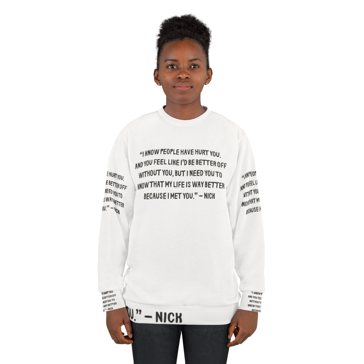 Heartstopper Gang Sweatshirt - Minimal Design Featuring Characters from the Osemanverse - women