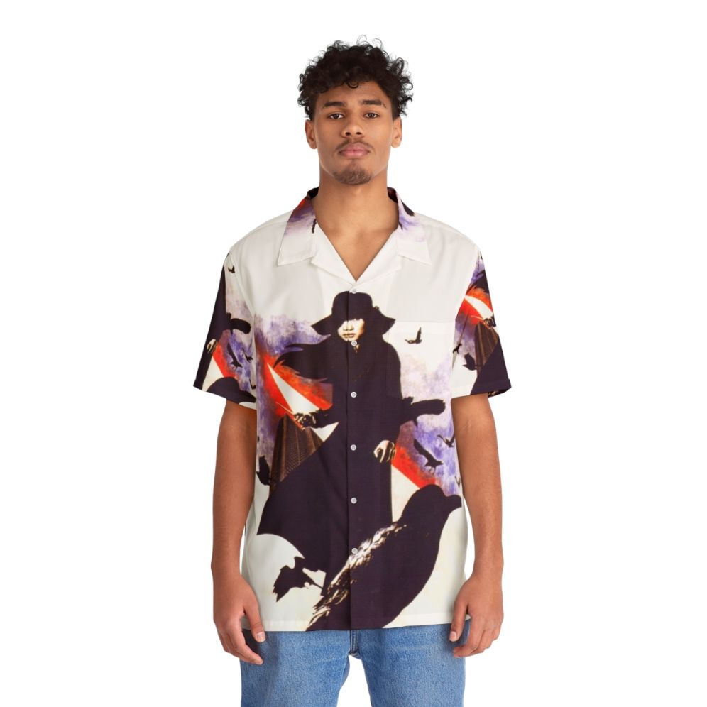 Meiko Kaji Scorpion Hawaiian Shirt - People Front