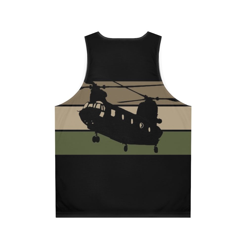 Unisex Chinook military tank top - Back