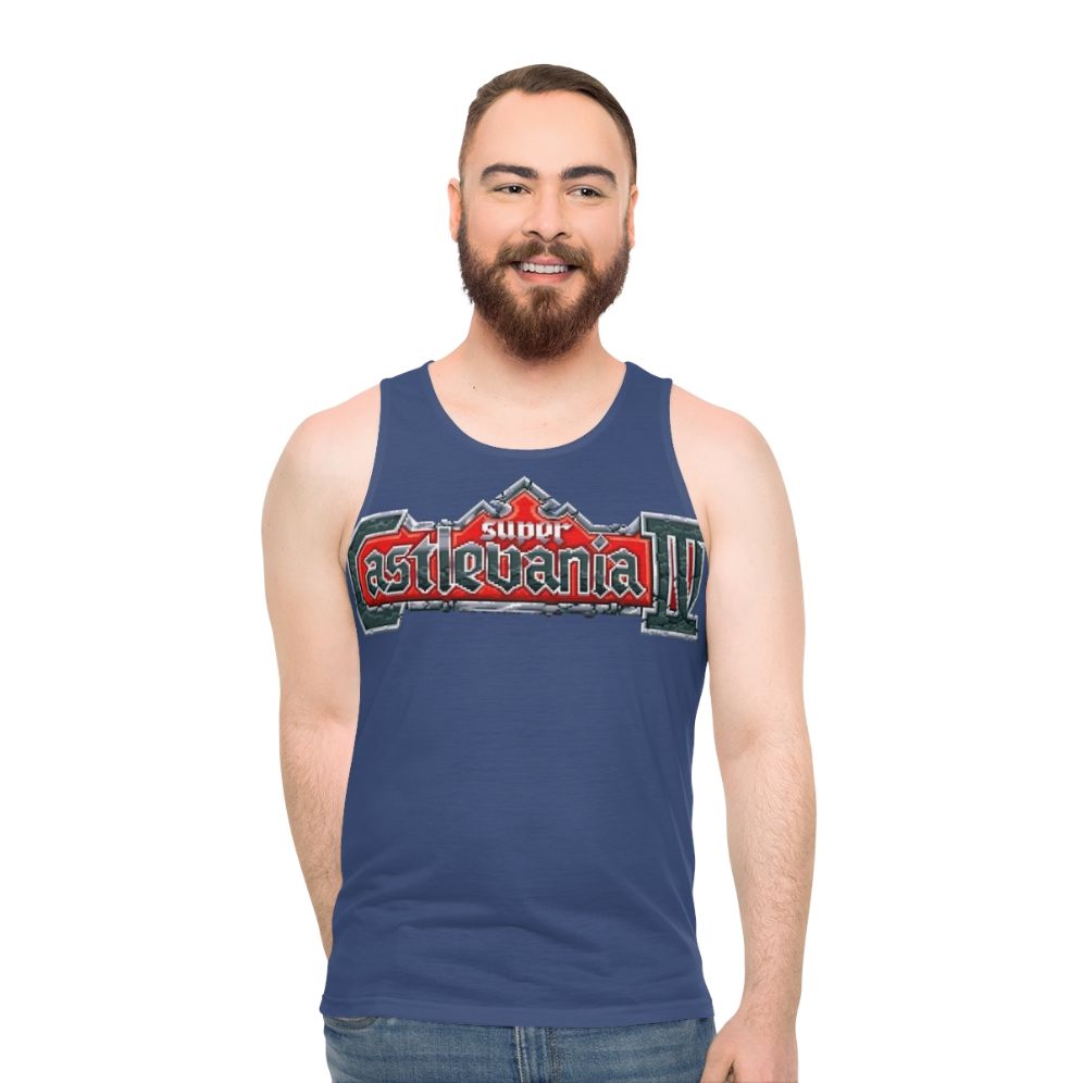 Super Castlevania Logo Unisex Tank Top - men