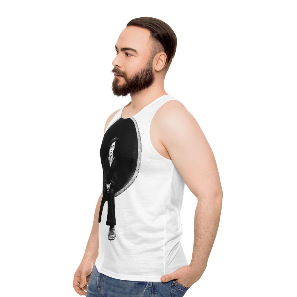 Buster Keaton Unisex Tank Top - men side