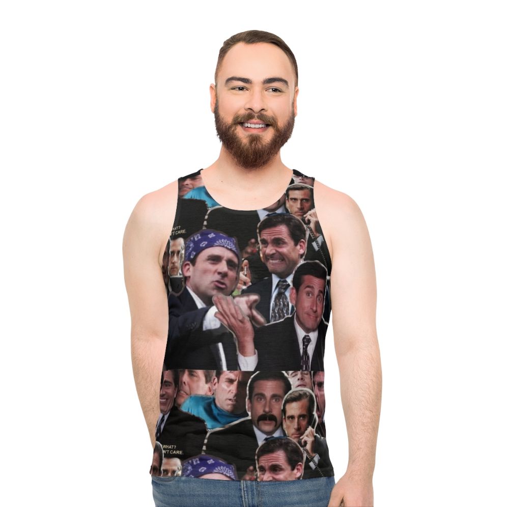 The Office Michael Scott Steve Carell Unisex Tank Top - men