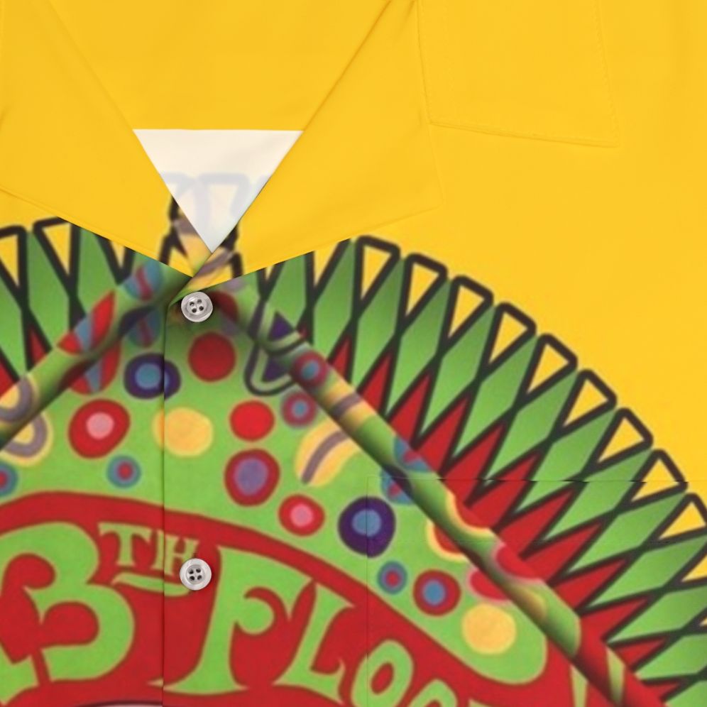 Psychedelic 13th Floor Elevators Hawaiian Shirt - Detail