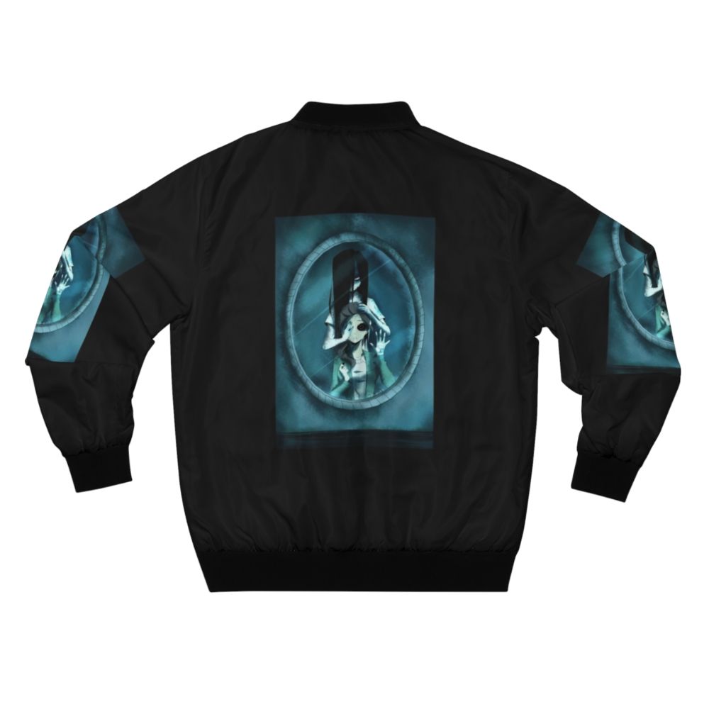 The Ring 3 Rebirth Horror Bomber Jacket with creepy imagery and supernatural elements - Back