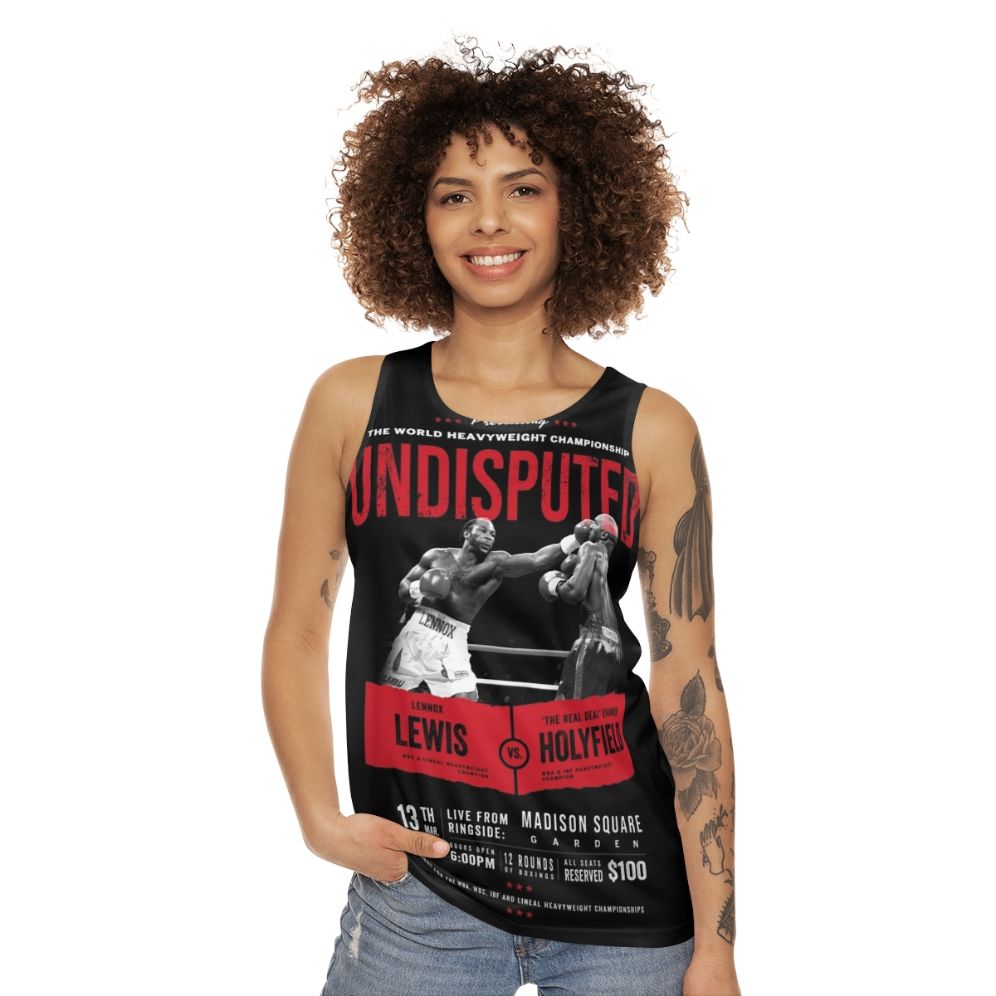 Undisputed Heavyweight Champion Boxing Unisex Tank Top - women