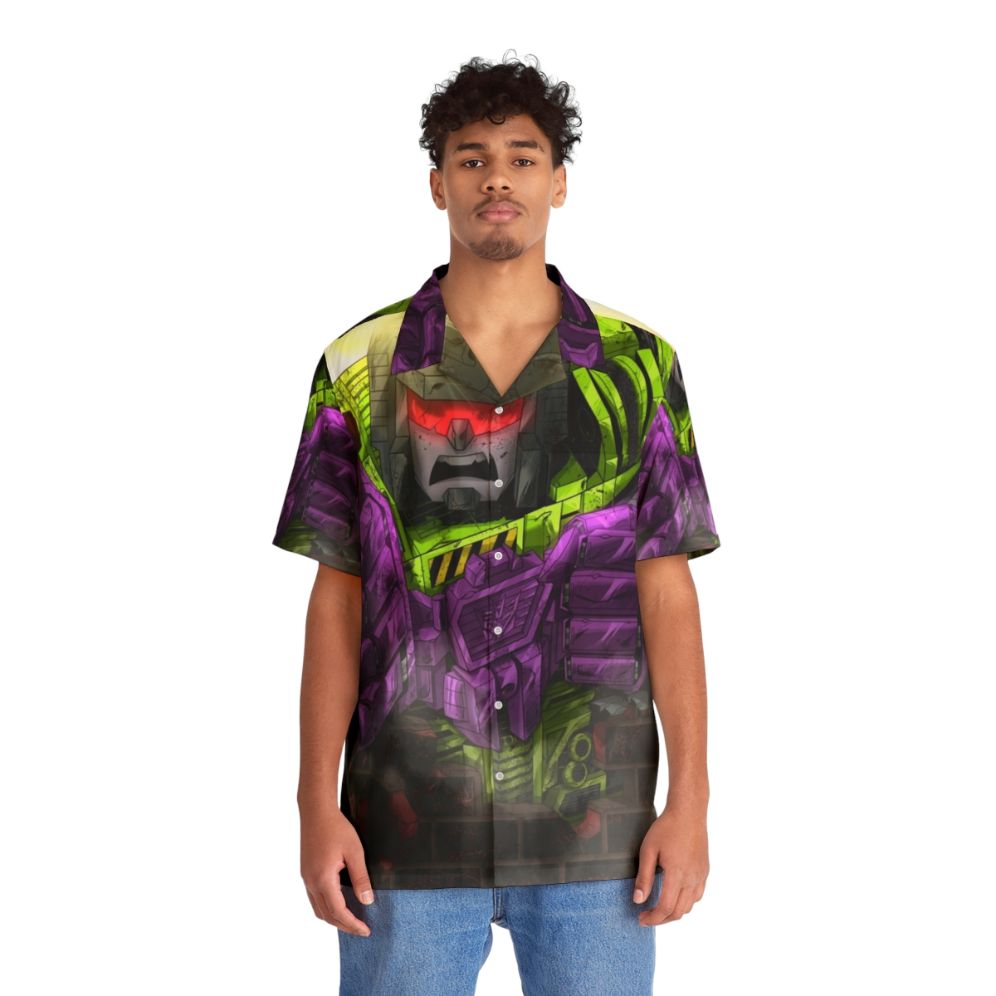 Transformers Devastator Hawaiian Shirt - People Front