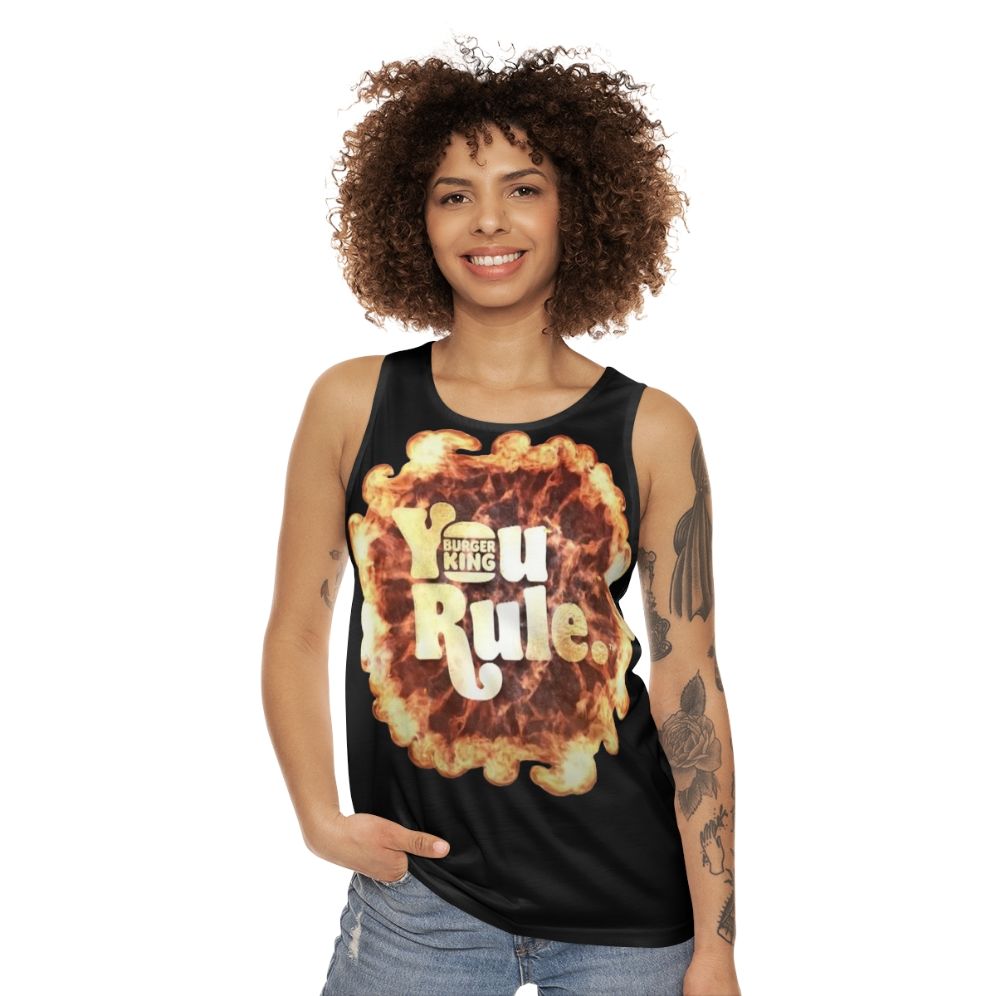 "You Rule" Unisex Fast Food Meme Tank Top - women