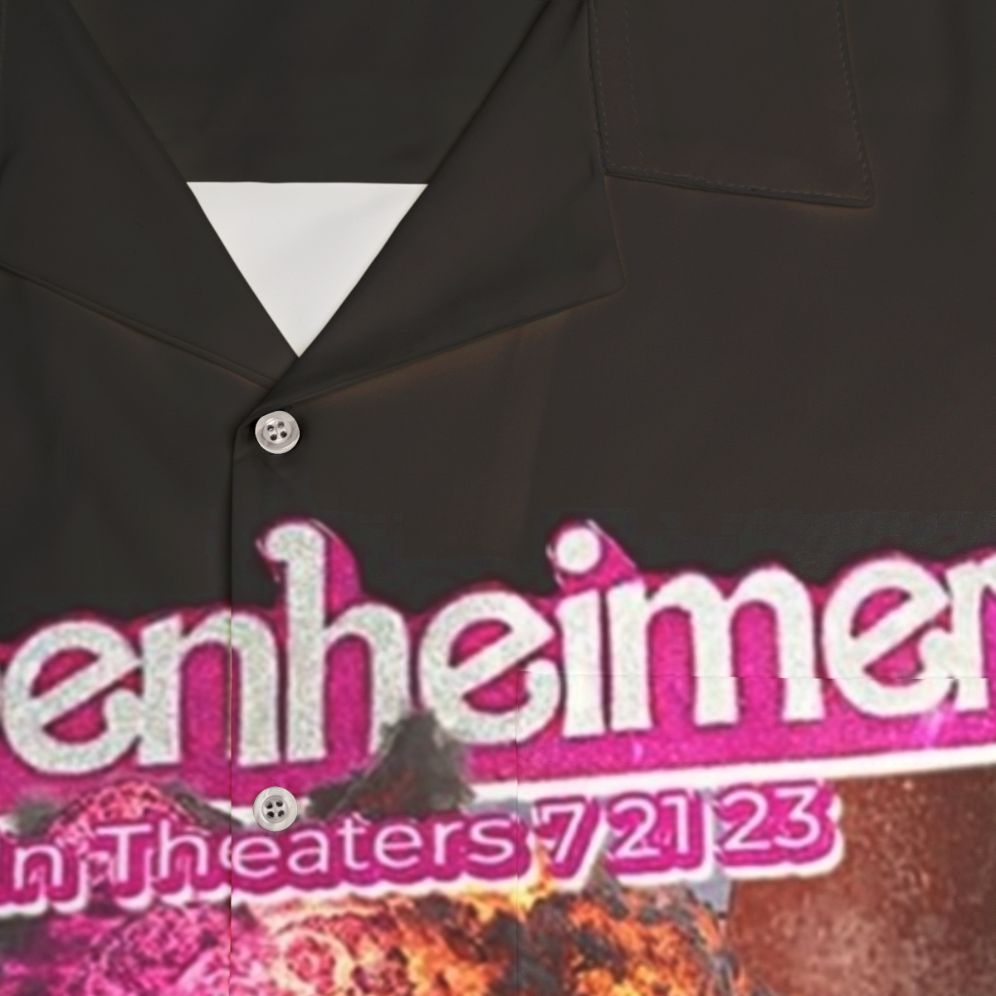 Barbenheimer and Oppenheimer inspired vintage Hawaiian shirt - Detail