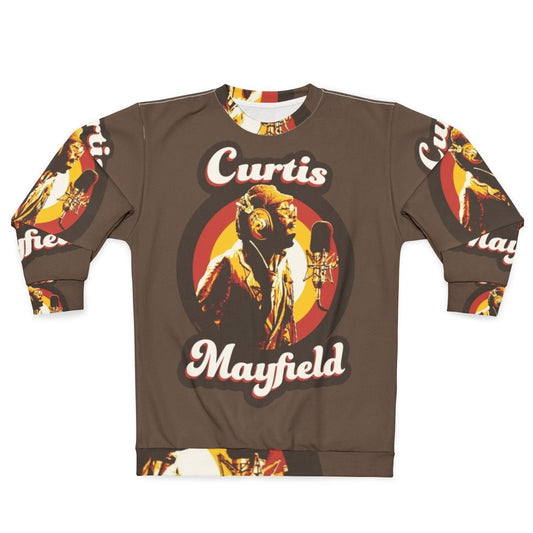 Vintage Curtis Mayfield 70s Funky Soul Sweatshirt