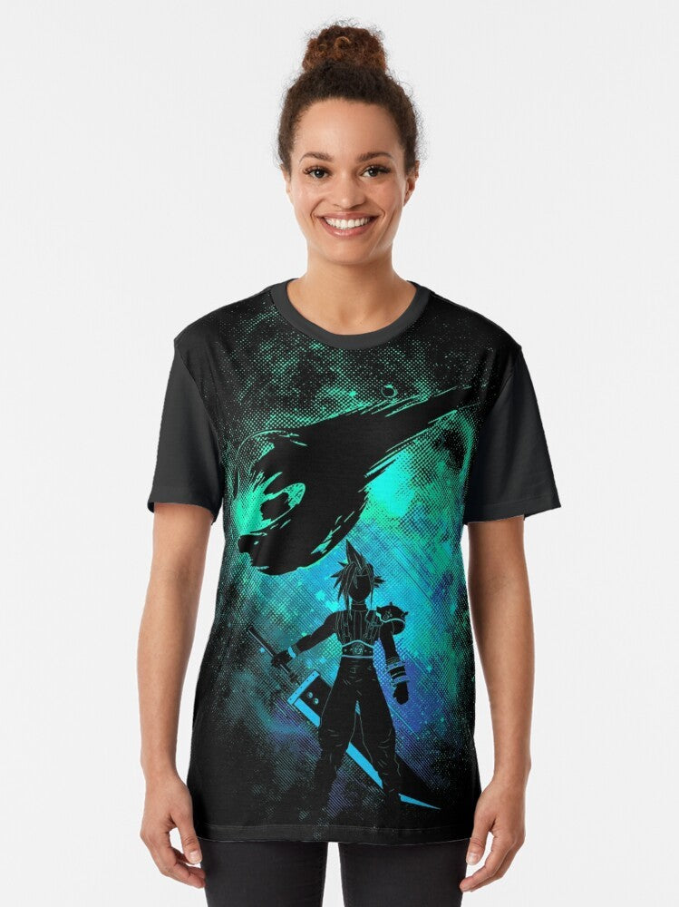 Final Fantasy FF7 Cloud Strife Graphic T-Shirt - Women