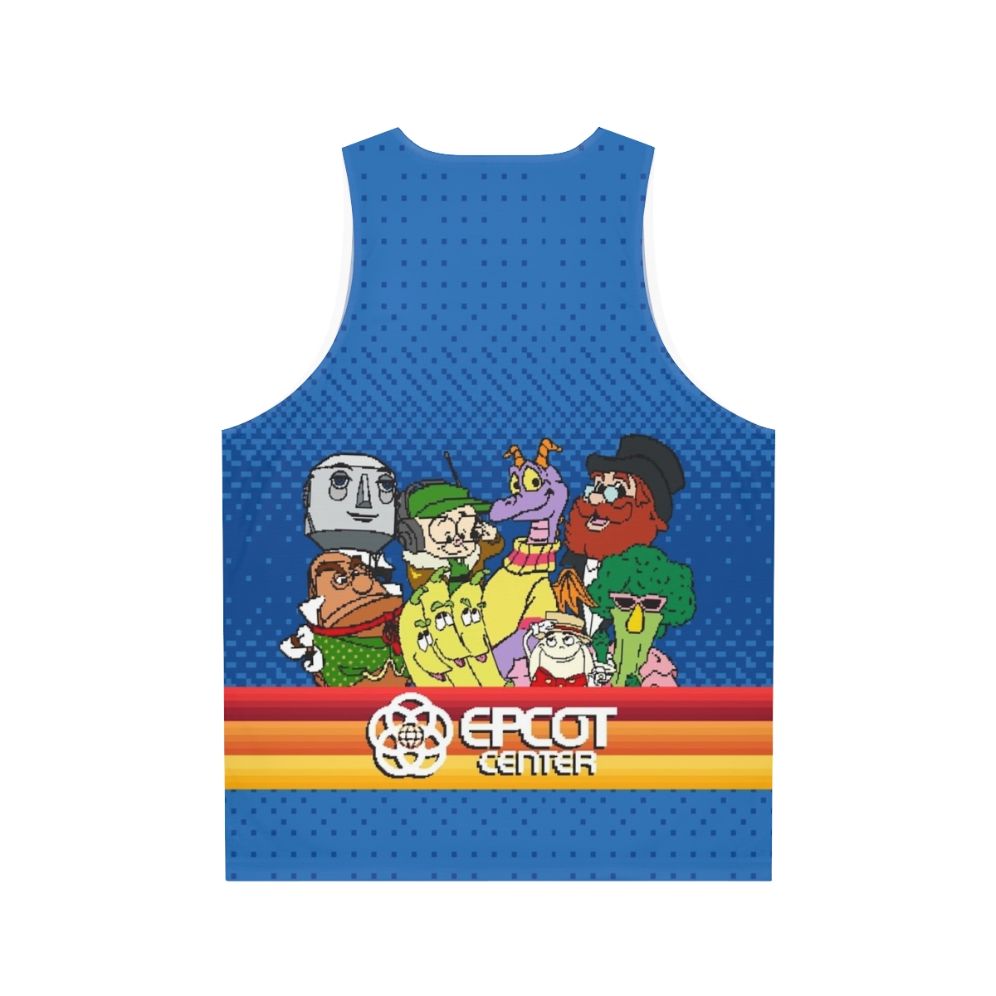 Retro 8-bit Epcot Center unisex tank top - Back