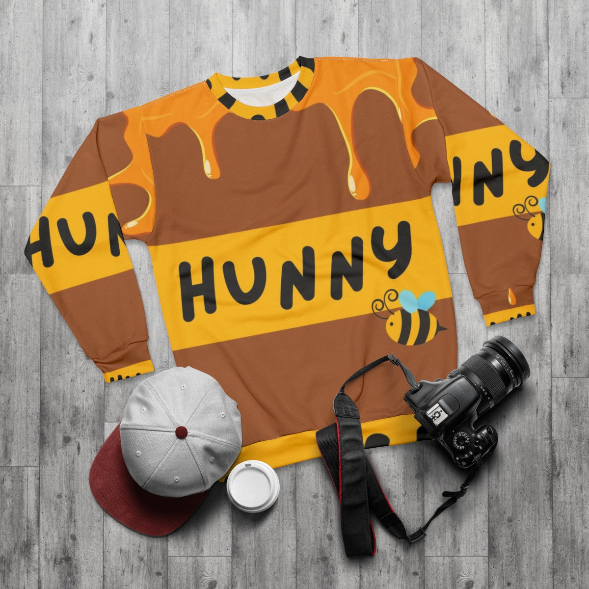 Winnie the Pooh Hunny Pot Sweatshirt - flat lay