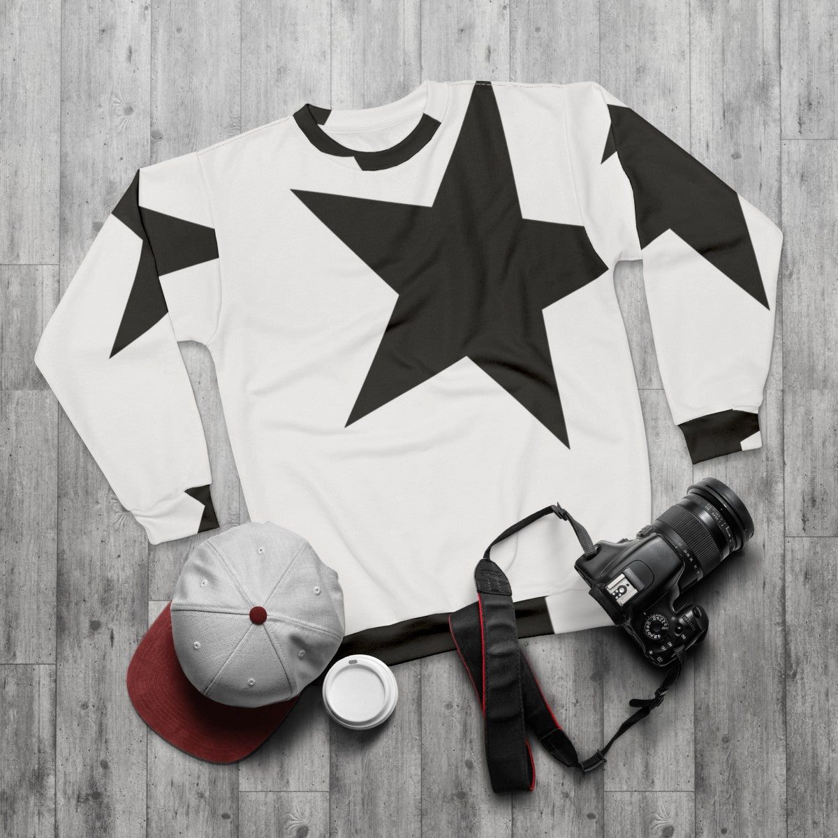 No More Heroes Big Star Sweatshirt - flat lay