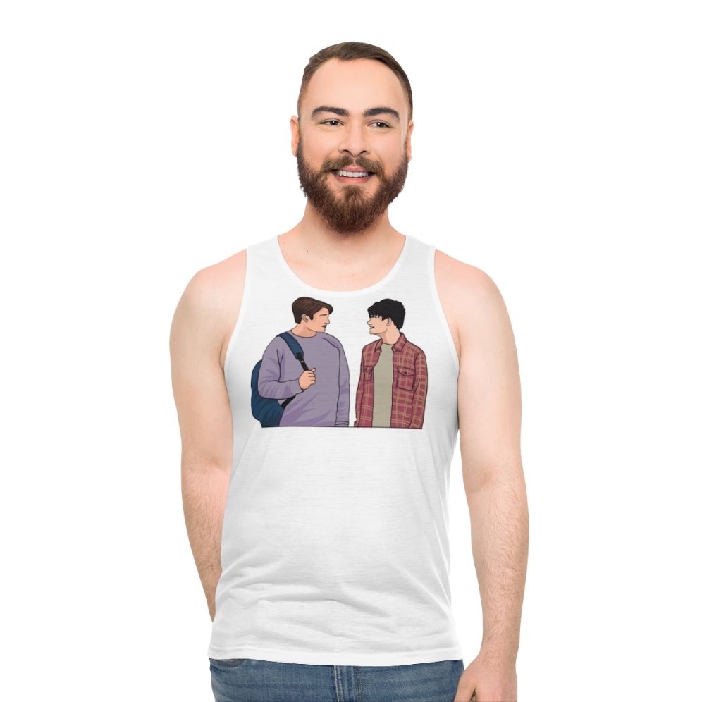 Heartstopper Nick and Charlie Unisex Tank Top - men