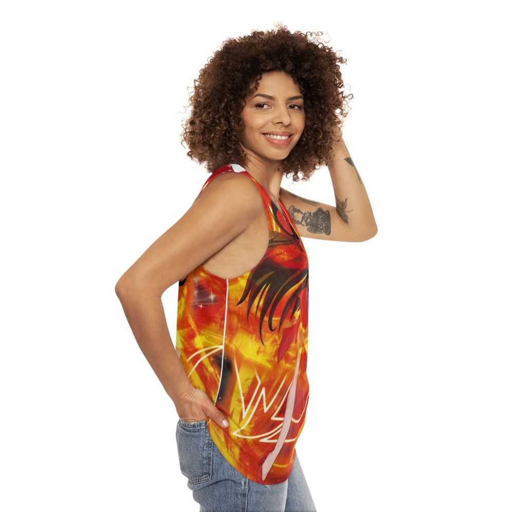 Sailor Mars Unisex Anime Tank Top - women side