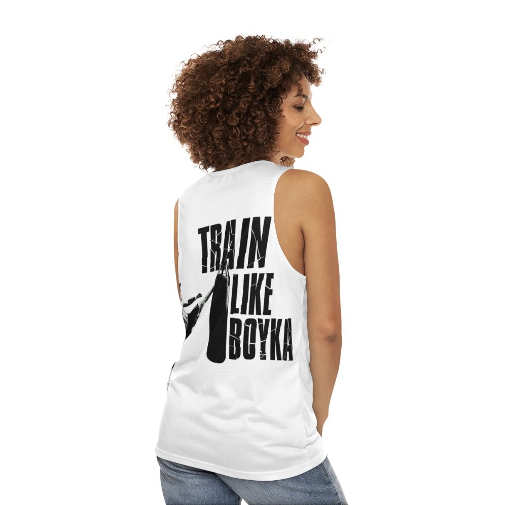 Yuri Boyka Inspired Unisex Tank Top - women back