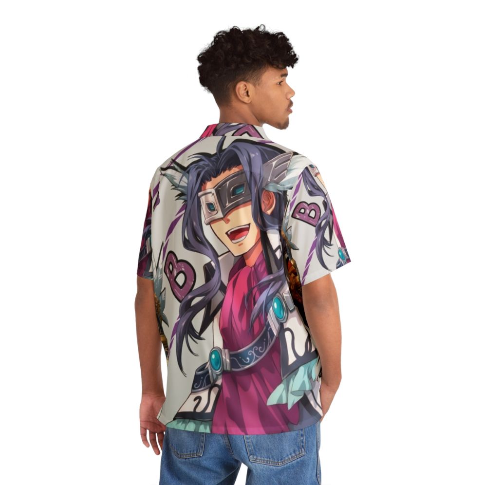 Speed Baron Hawaiian Shirt in Tropical Print - People Back