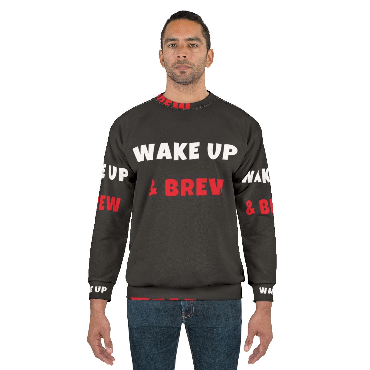 Wake Up and Brew Activities and Hobbies Sweatshirt - men