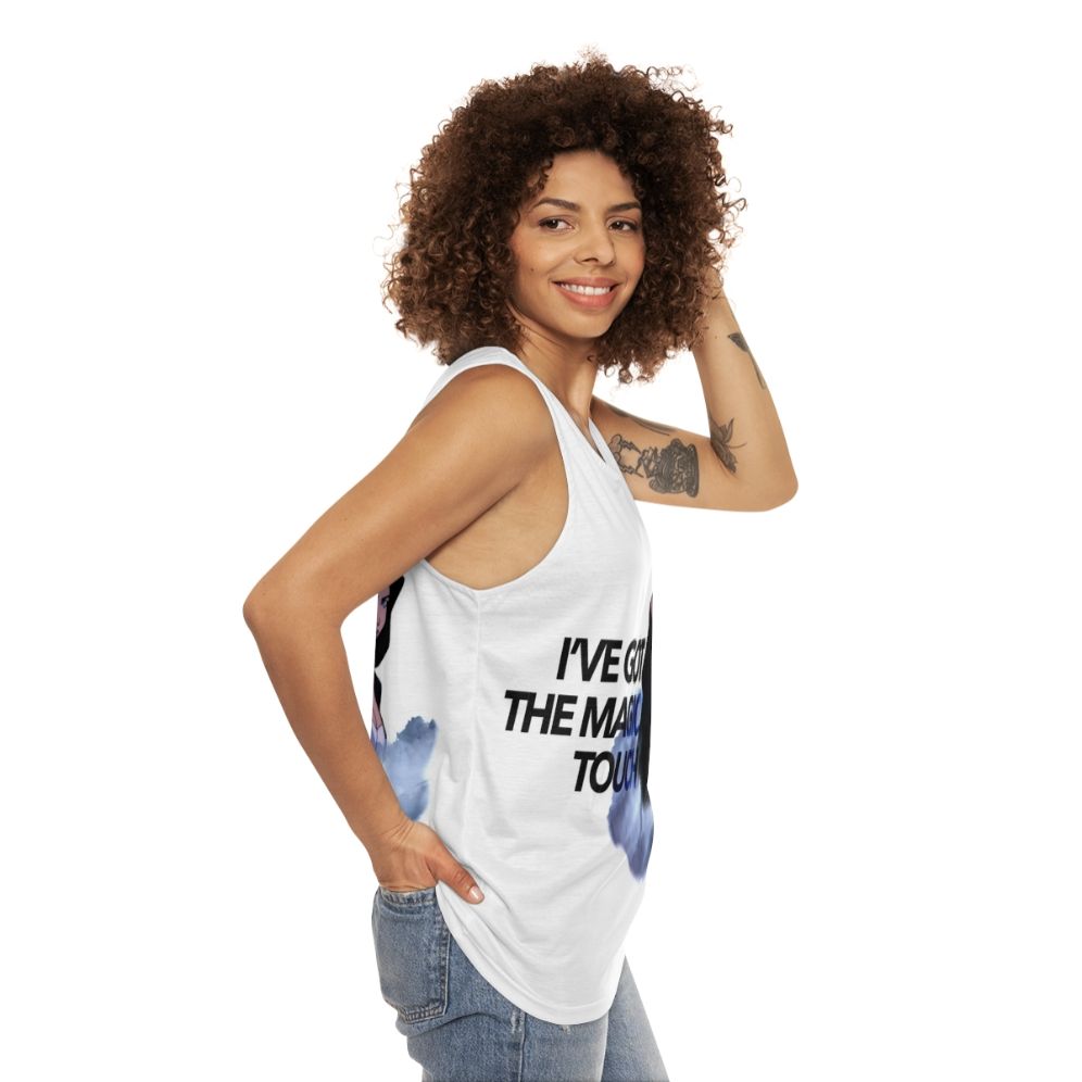 Zatanna magician cartoon superhero tank top - women side