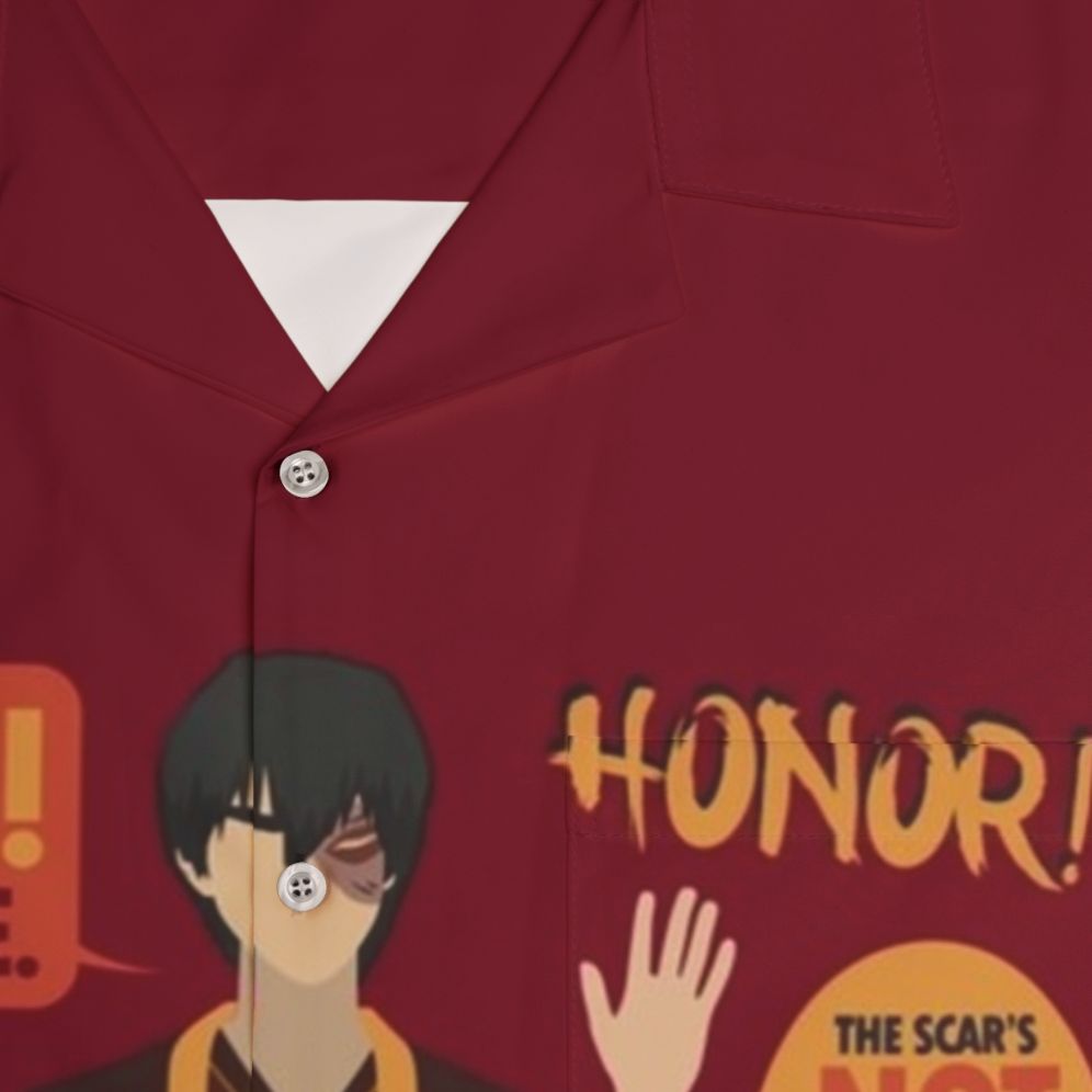 Zuko's Hawaiian Shirt from Avatar: The Last Airbender - Detail