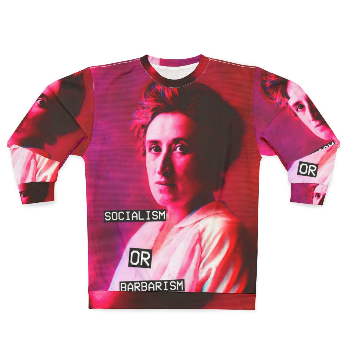 Rosa Luxemburg Anti Fascist Anarchist Sweatshirt