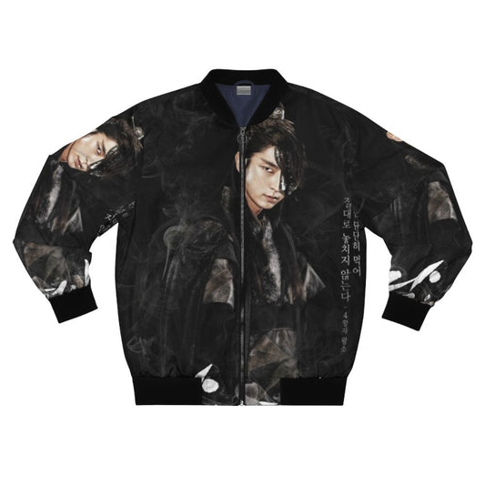 Scarlet Heart Ryeo inspired bomber jacket featuring characters Lee Joon Gi and IU