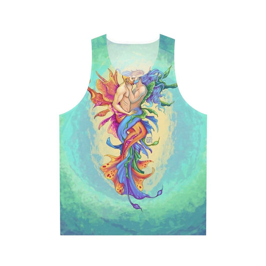 Merman Underwater Kiss Unisex Tank Top