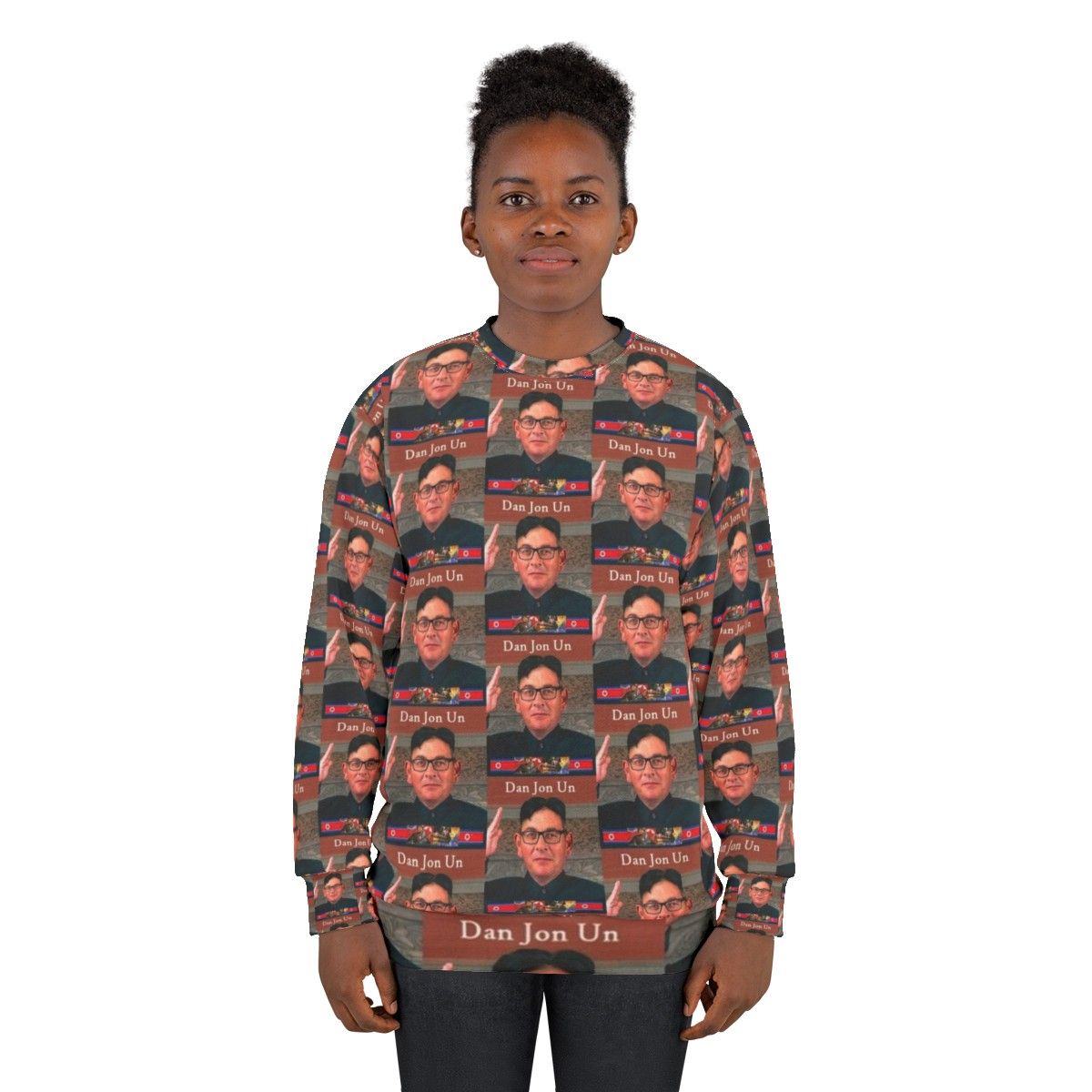 "Dan The Dictator" North Korea-Inspired Novelty Sweatshirt - women